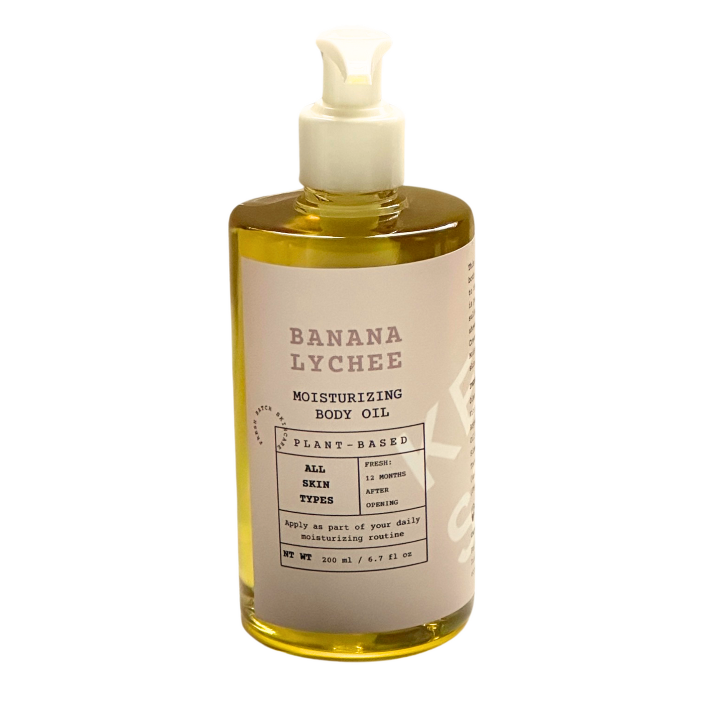 Banana Lychee Moisturizing Body Oil