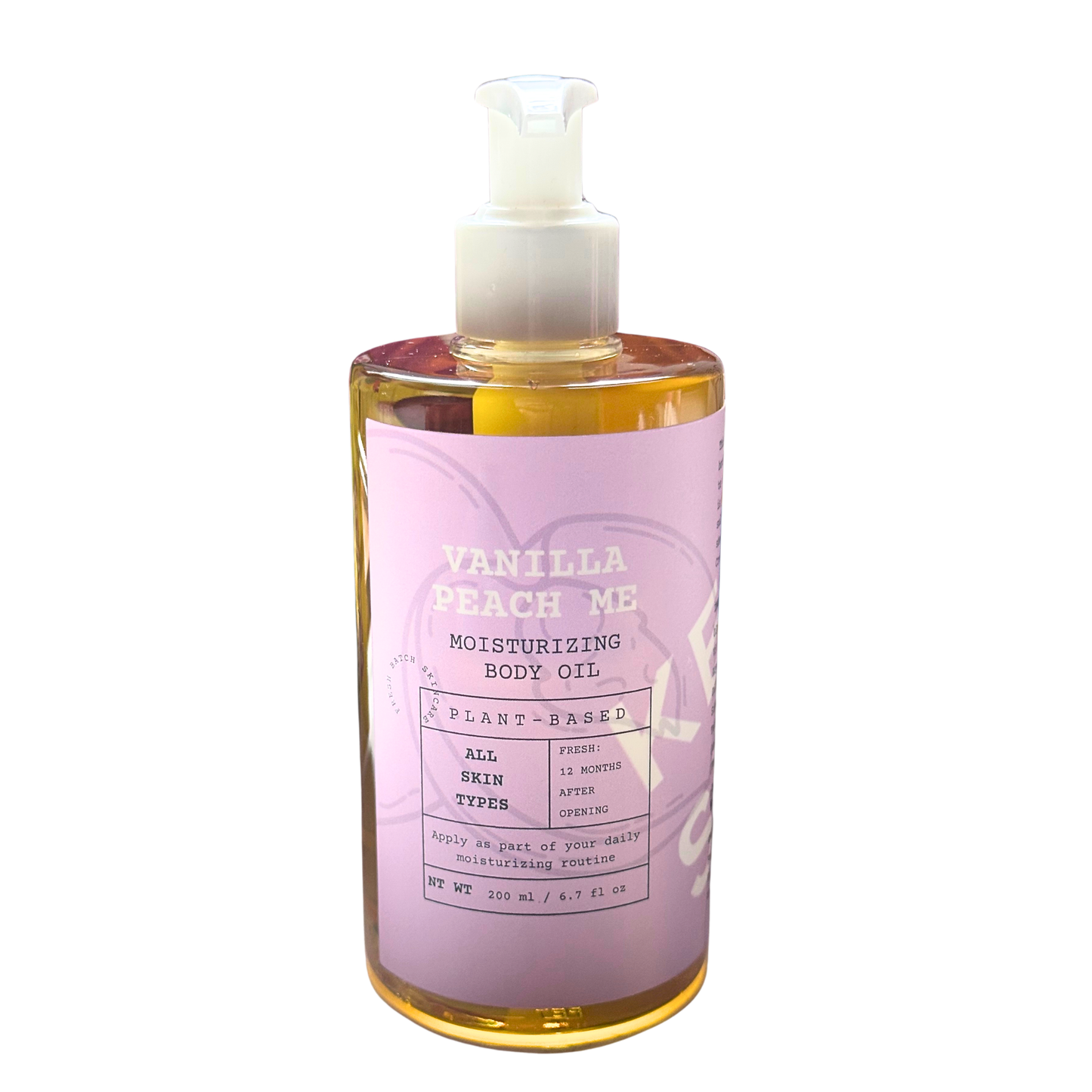 Vanilla Peach Me Moisturizing Body Oil